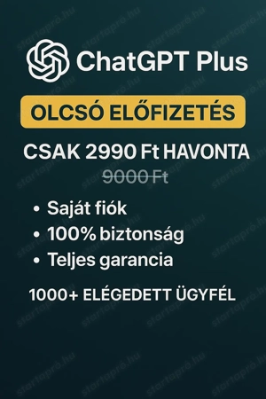 ChatGPT Plus & YouTube Prémium Előfizetés - kép 2