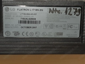LG Flatron L1718S-SN LCD monitor 17" jól működő - kép 4
