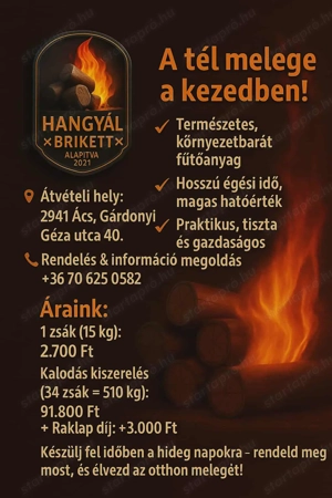 BRIKETT - raktárr l - ELAD  - kép 2