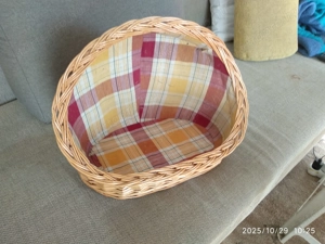 Fonott kosár fekhely macska, kisállat részére