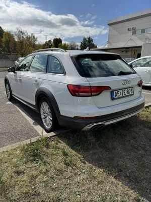Eladó AUDI A4 2.0 quattro allroad B9 típus váltás miatt gyöngyház fehér +++ panoráma tető friss szer - kép 2