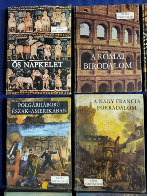 Képes Történelem sorozat 12 db könyv - kép 2