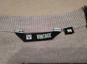 Vintage kötött kardigán M méret - kép 2