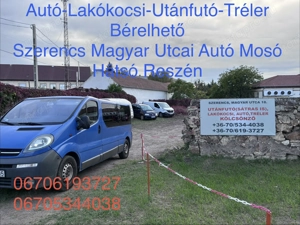 Utánfutó -Autó-Tréler-Lakókocsi Bérelhető - kép 6
