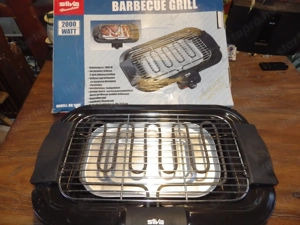 Silva elektromos asztali grill, hordozható, acél, 230 V, 2000 W  Siófok  - kép 3