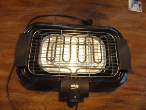 Silva elektromos asztali grill, hordozható, acél, 230 V, 2000 W  Siófok  - kép 2