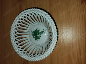 Herendi porcelán áttört tál