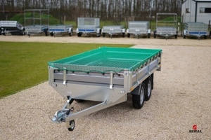 Új SEBAL MAGICUS 300 (300 x 150 cm, 750 kg) alsókerekes utánfutó, rakományrögzítő hálóval  - kép 5