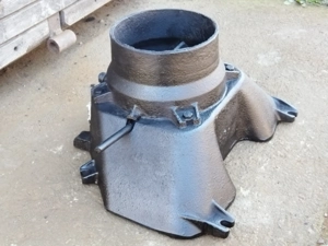 Viadrus U22 kazánra füst kimenő kémény idom 160-as - kép 7