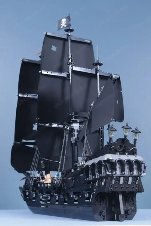 Lego komp. Karib Tenger kalózai 10365 Jack Sparrow kalózhajója Fekete Gyöngy 2862db UCS Lepin ÚJ - kép 4