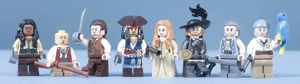 Lego komp. Karib Tenger kalózai 10365 Jack Sparrow kalózhajója Fekete Gyöngy 2862db UCS Lepin ÚJ - kép 5