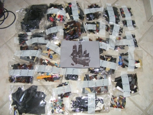 Lego komp. Karib Tenger kalózai 10365 Jack Sparrow kalózhajója Fekete Gyöngy 2862db UCS Lepin ÚJ - kép 8