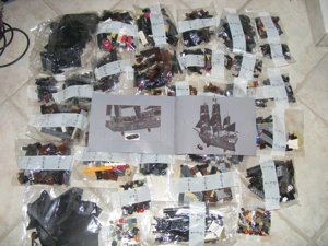 Lego komp. Karib Tenger kalózai 10365 Jack Sparrow kalózhajója Fekete Gyöngy 2862db UCS Lepin ÚJ - kép 7