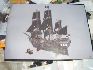 Lego komp. Karib Tenger kalózai 10365 Jack Sparrow kalózhajója Fekete Gyöngy 2862db UCS Lepin ÚJ - kép 6