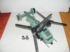 Lego Swat Modern hadviselés Kaman K-MAX Dupla rotoros helikopter 35x38x19cm ÚJ - kép 7