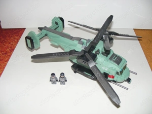 Lego Swat Modern hadviselés Kaman K-MAX Dupla rotoros helikopter 35x38x19cm ÚJ - kép 3