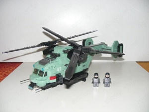 Lego Swat Modern hadviselés Kaman K-MAX Dupla rotoros helikopter 35x38x19cm ÚJ