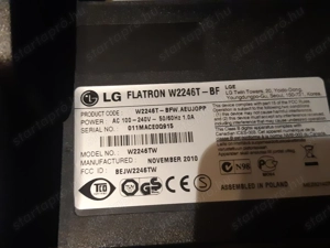 LG Flatron W2246T-BF Full HD LCD monitor 22" jól működő - kép 3