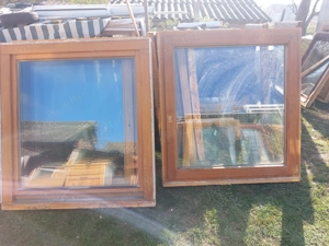 Fa ablak  sz;122 m;132 bukó nyiló  2 réteg hőszigetelt üveg kép szerinti jó állapotba 4 db van egybe