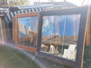 Disz osztós fa bukó nyiló-ablak sz;120 m;130 cm 5 db hőszigetelt 2 réteg üveg  van ami kivül alu bor