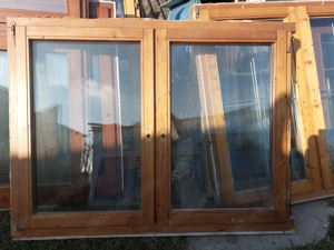 Bukó nyiló tok osztott fa ablak sz;165 m;127 cm 1 db hőszigetelt 2 réteg üveg kép szerinti állapot 5