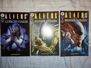 Szukits képregénycsomag Aliens Predator AVSP Terminator Maszk Tarzan 16 db egyben
