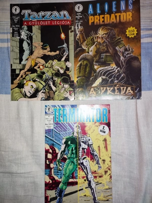 Szukits képregénycsomag Aliens Predator AVSP Terminator Maszk Tarzan 16 db egyben - kép 5