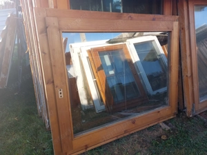 Bukó nyiló  2 réteg üveg  fekvő fa ablak sz;130 m;105 cm hőszigetelt kép szerinti állapot 35 ezer ft