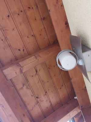 Tömörfa bejárati előtető eladó   cserépfedéssel, masszív kivitel - kép 2