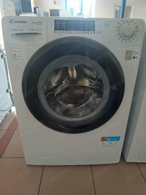 Sérült Új Candy CSO 496TWMB6 1-S Elöltöltős Mosógép [O374] 6 hónap garanciával