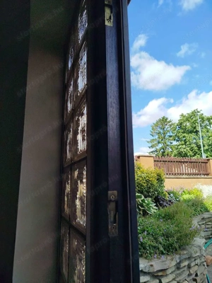 Befelé nyíló, balos tölgyfa, kazettás biztonsági bejárati ajtó eladó - kép 2