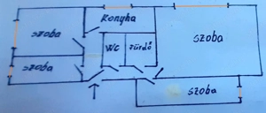 Palotavárosban közel a belvároshoz Sütő utcában Petőfi ligetre néző 4 emeletes épületben 3+1 szobás  - kép 9