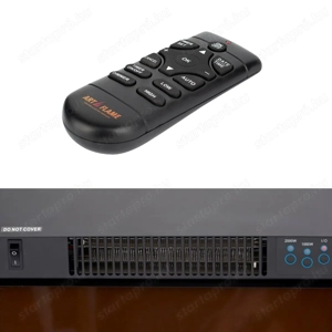 Elektromos kandalló Versailles gold & Gala gold, Art Flame, 1020x1100x300 mm, 2000 W, Termosztát - kép 4