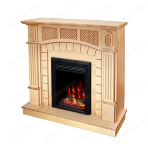 Kandallókészlet Amsterdam wood & Cris, Art Flame, 1120x1150x300 mm, 1500 W, Égő fa ropogó hanghatás - kép 4