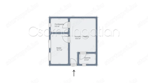 Kóny - kiadó 42 m2-es lakás - kép 8