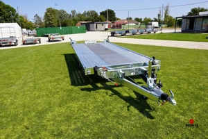 Új 4.7m-es billenős (3000kg-os) autószállító utánfutó akciósan bruttó 2.690.000 Ft - kép 6
