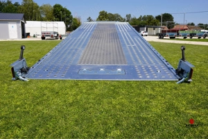 Új 3500kg-os autószállító utánfutó (570x209cm) most akciósan bruttó 3.190.000 Ft - kép 3