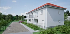 Pécsett a belváros közelében új építésű 1. emeleti, 2 szoba+ nappalis téglalakás eladó. - kép 2