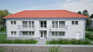 Pécsett a belváros közelében új építésű 1. emeleti, 2 szoba+ nappalis téglalakás eladó. - kép 3