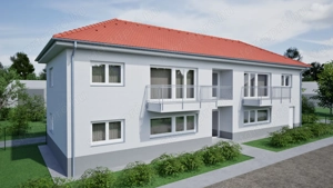 Pécsett a belváros közelében új építésű 1. emeleti, 2 szoba+ nappalis téglalakás eladó.