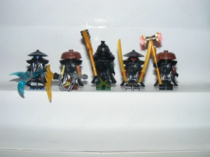 Lego Ninjago figurák Tiltott Ötök Ötös Drix Nokt Rox Kur Zarkt  figura fegyver ÚJ - kép 7