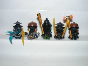Lego Ninjago figurák Tiltott Ötök Ötös Drix Nokt Rox Kur Zarkt  figura fegyver ÚJ - kép 2