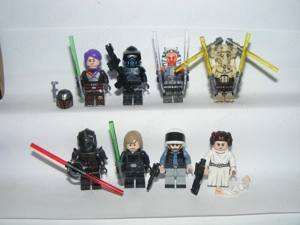 Lego Star Wars figurák Marrok Ahsoka Leia Luke Skywalker Huyang Professor ÚJ