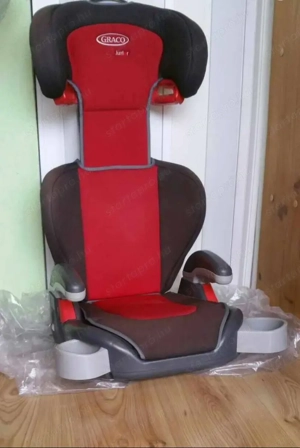 1db Új állapotú tiszta pohártartós biztonsági gyerekülés 3-12évig Graco Junior Maxi 15-36kg - kép 4