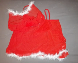  Szexi karácsonyi kétrészes fehérneműszett - kép 2