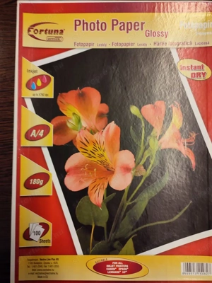 A4 fotópapír 1 csomag glossy 80 db 180g  