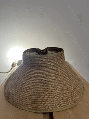 Eladó ÚJ összehajtható Szalma széles karimájú Napellenző kalap 