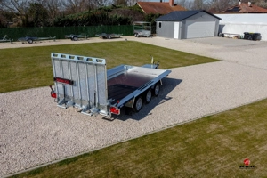 Új extra erős Bau 400 gépszállító utánfutó (3500kg) akciósan bruttó 2.790.000 Ft - kép 4
