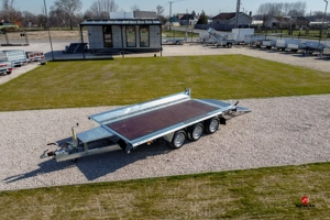 Új gépszállító utánfutó (395x180cm - 3500kg) akciósan bruttó 2.790.000 Ft - kép 4