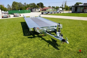 Új billenős autószállító utánfutó (470x200cm - 2700kg) akciósan bruttó 2.490.000 Ft - kép 2